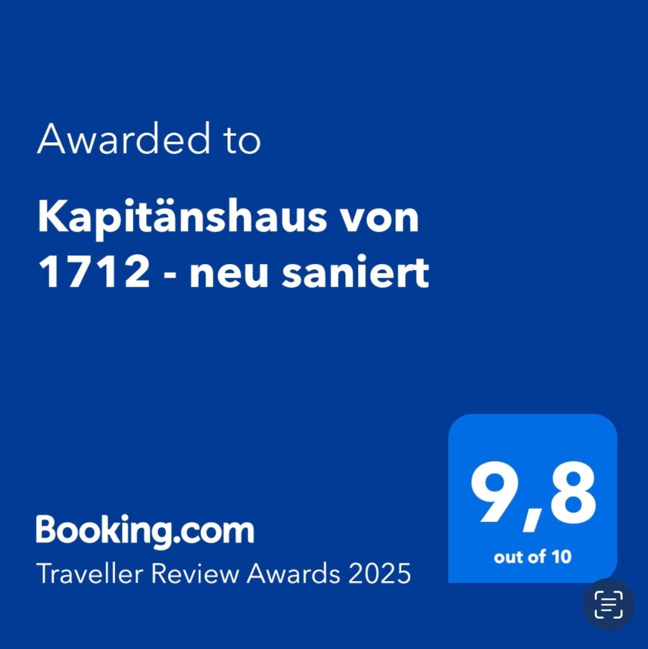 ニーブルムKapitaenshaus Von 1712 - Neu Saniertアパートメント エクステリア 写真